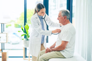 Respiratory Patient working with Respiratory Therapist